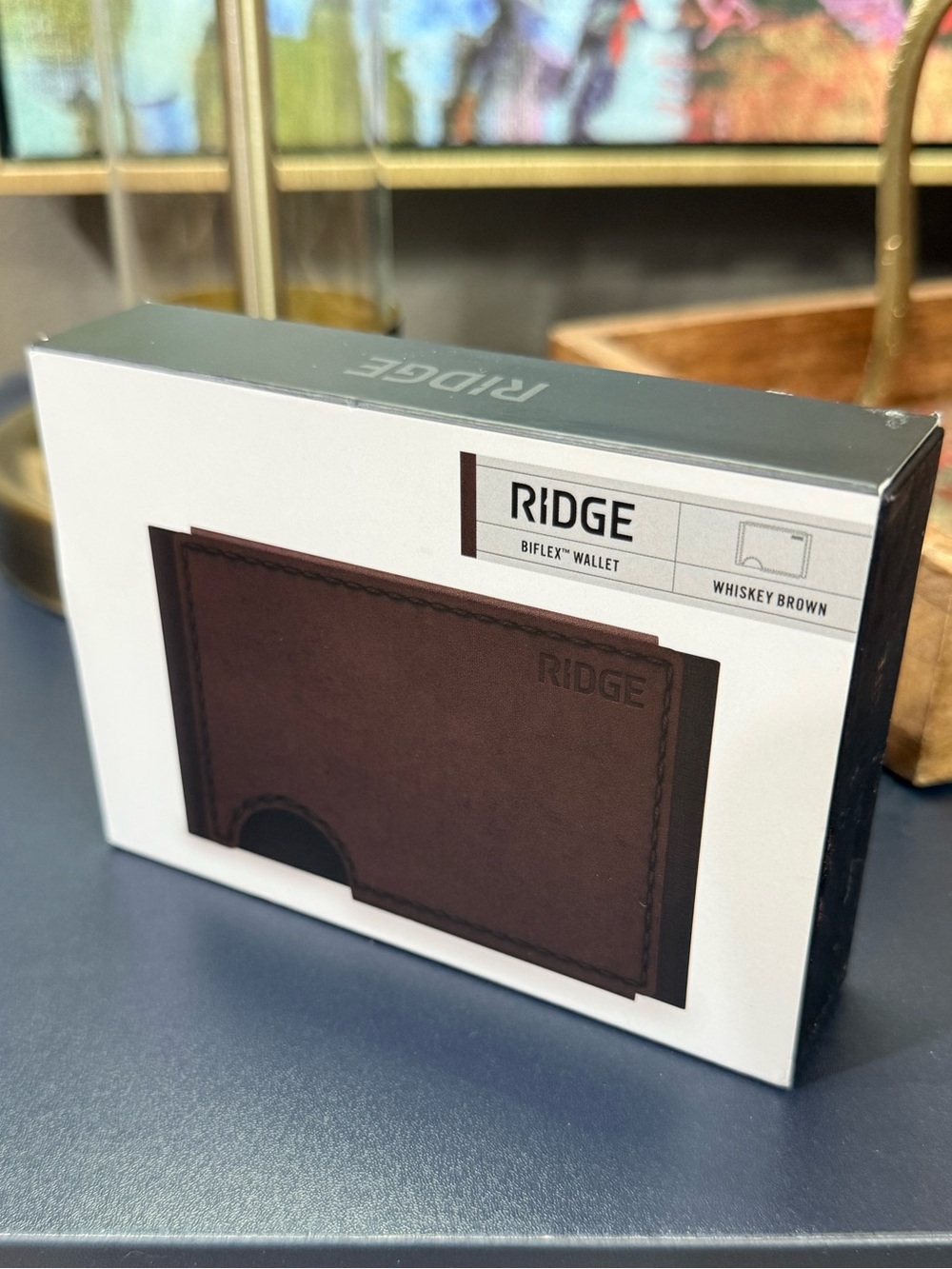 *NWT* The Ridge Biflex Wallet - Tobacco Brown